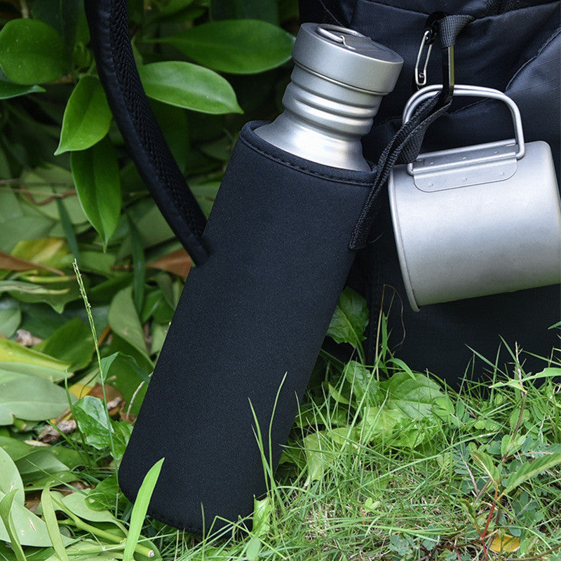 Portable Camping Outdoor Titanium Pure Titanium Water Bottle - Survival Pro Store