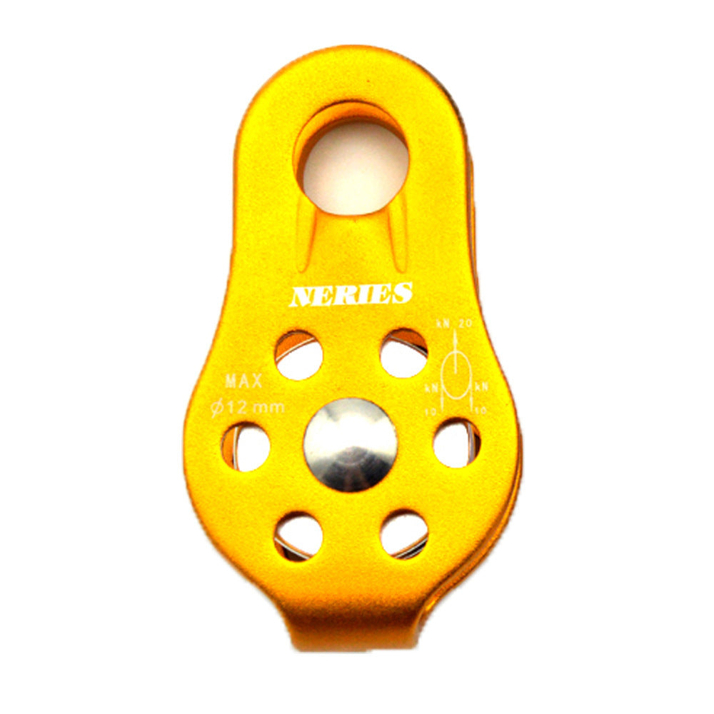 Rock climbing fixed small single pulley - Survival Pro Store