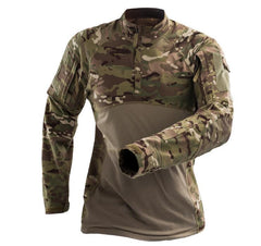 Tactical Shirt Long Sleeve Top Camo Airsoft Outdoor Sports Combat Shirt - Survival Pro Store