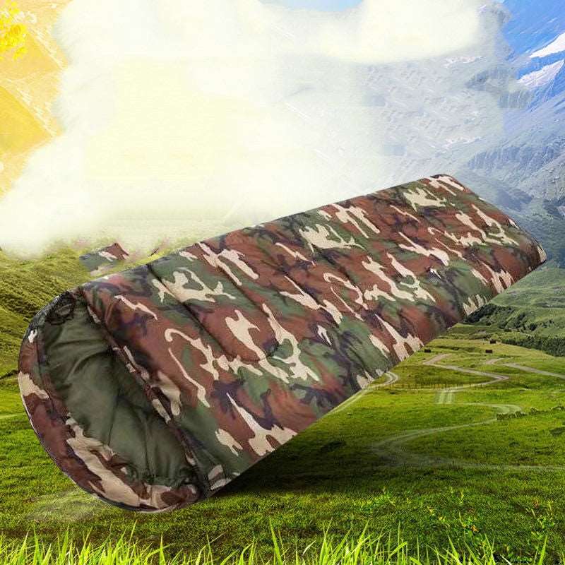 Camping emergency camouflage sleeping bag - Survival Pro Store