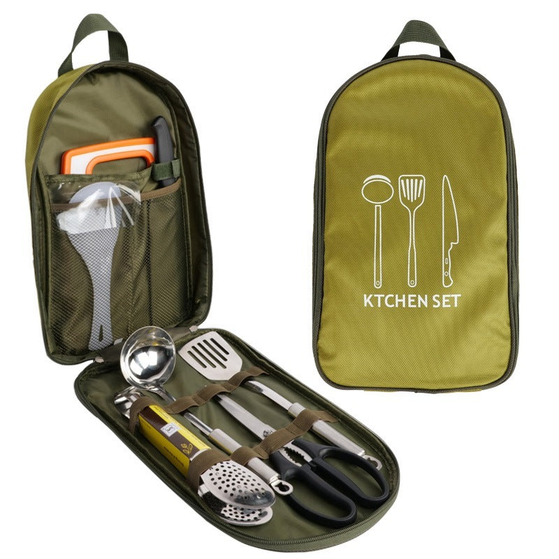 Outdoor Cookware Set Picnic Mobile Kitchen - Survival Pro Store