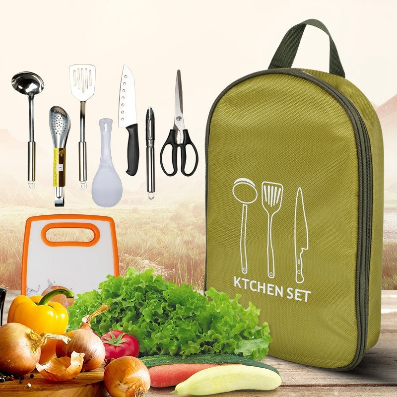 Outdoor Cookware Set Picnic Mobile Kitchen - Survival Pro Store