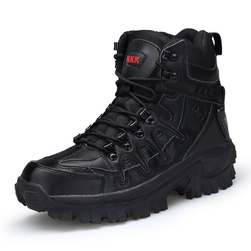 Men's Military Boots - Camouflage Non-Slip Combat Tactical Boots | Breathable, Climbing, Wear and Water Resistant