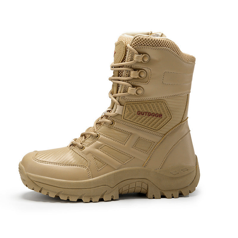 Ultralight Men Army Boots - Military Combat Tactical Ankle Boots for Outdoor