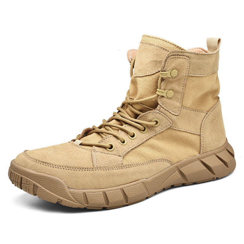 Ultralight Men Army Boots - Military Combat Tactical Ankle Boots for Outdoor