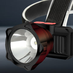 Headlamp Headmounted Flashlight Can Be Recharged Outdoors - Survival Pro Store