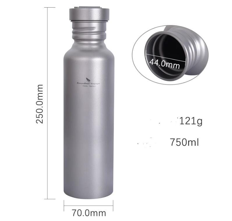 Portable Camping Outdoor Titanium Pure Titanium Water Bottle - Survival Pro Store