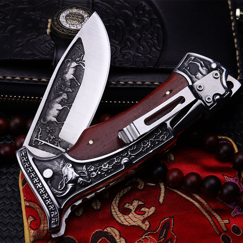 Outdoor Folding Field Survival  Knife