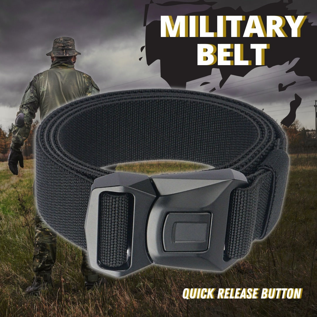 Quick Button Release Buckle Military Belt Strap Tactical Waistband Belts For MEN - Survival Pro Store