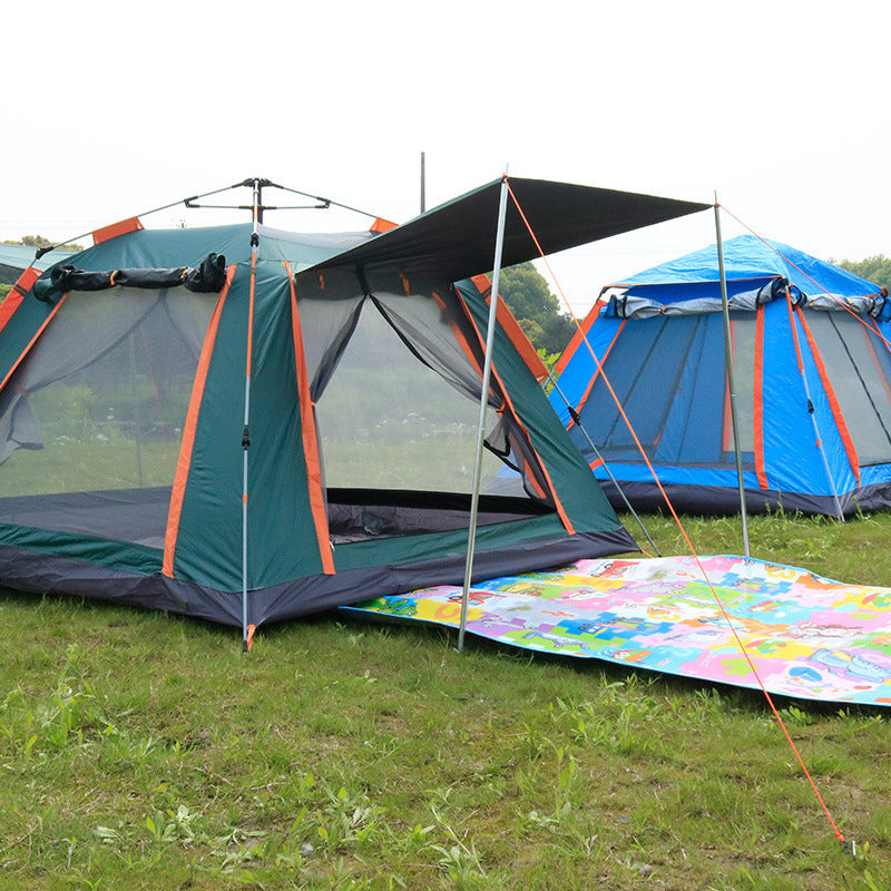 Portable Single-Layer Camping Tent | 215x215x142CM | Lightweight | Waterproof | Ideal for Mountaineering and Fishing