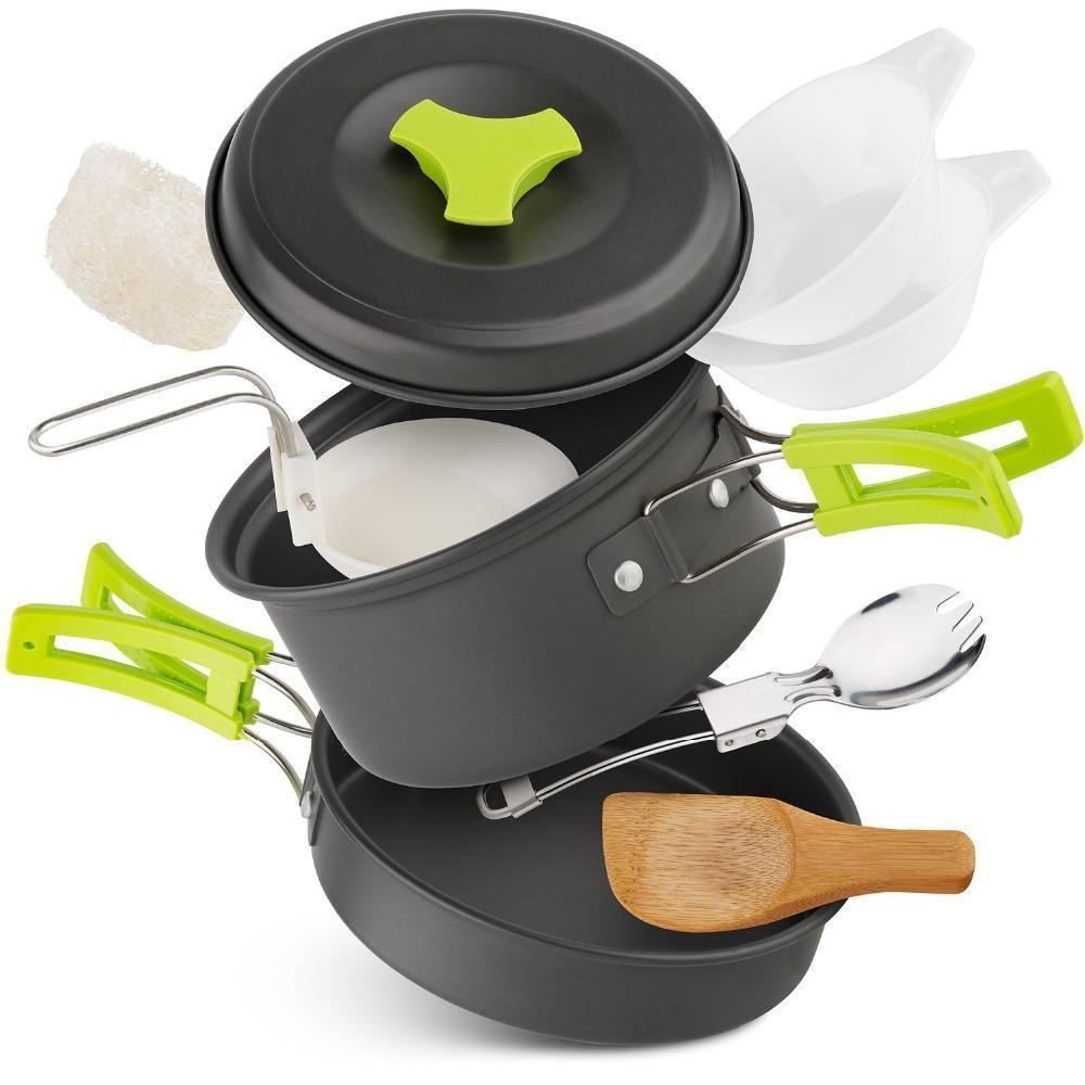 Outdoor cookware 1-2 people camping cookware set - Survival Pro Store