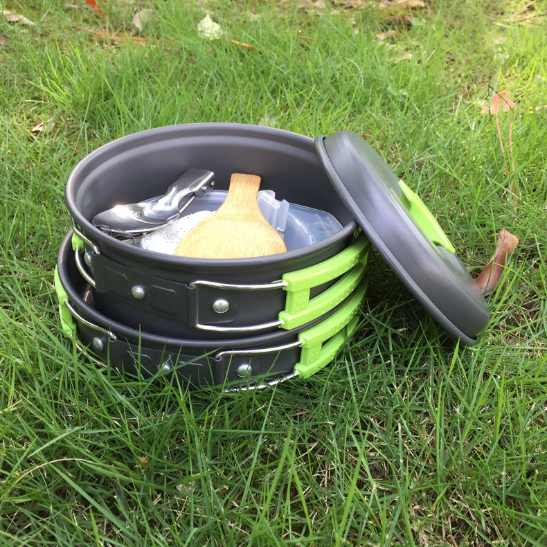 Outdoor cookware 1-2 people camping cookware set - Survival Pro Store