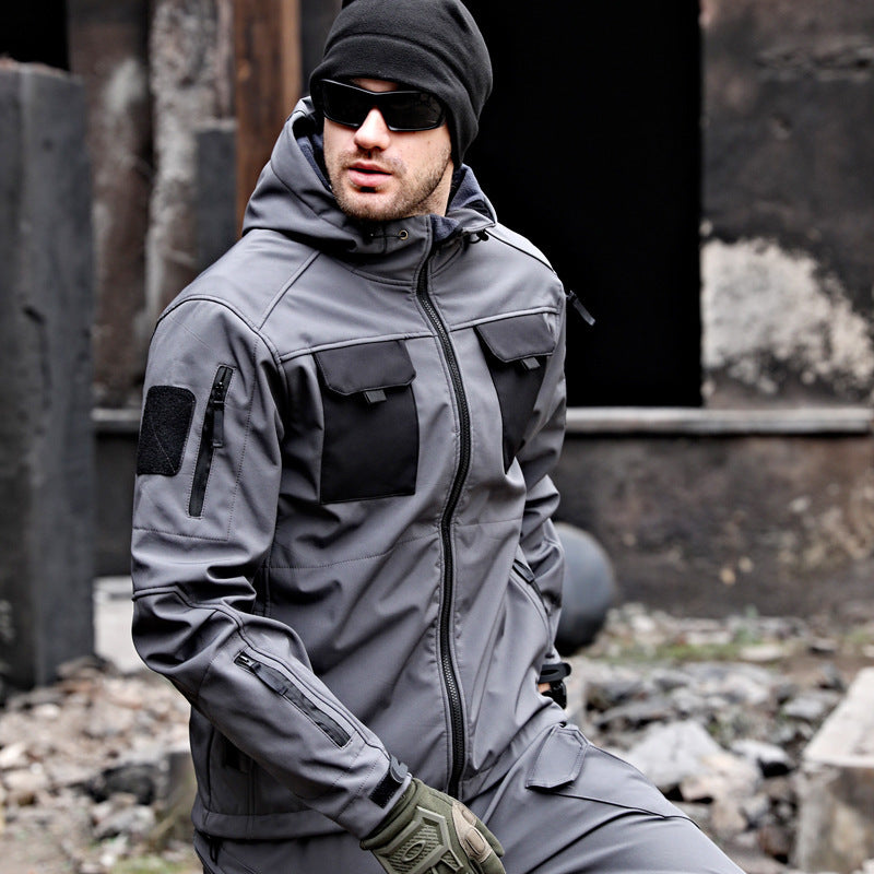 Tactical Soft Shell Jacket Tactical Windbreaker Waterproof Outdoor - Survival Pro Store