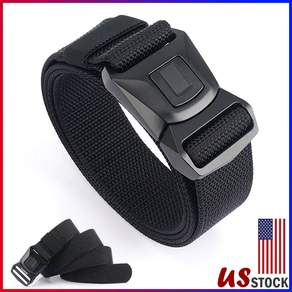 Quick Button Release Buckle Military Belt Strap Tactical Waistband Belts For MEN - Survival Pro Store