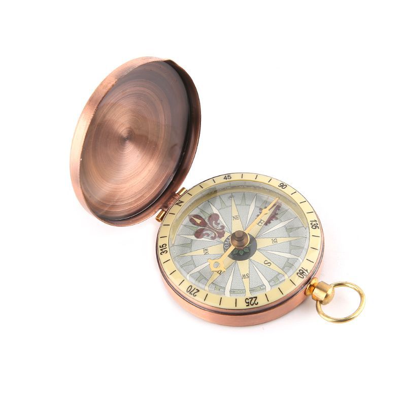 Bronze flip compass - Survival Pro Store