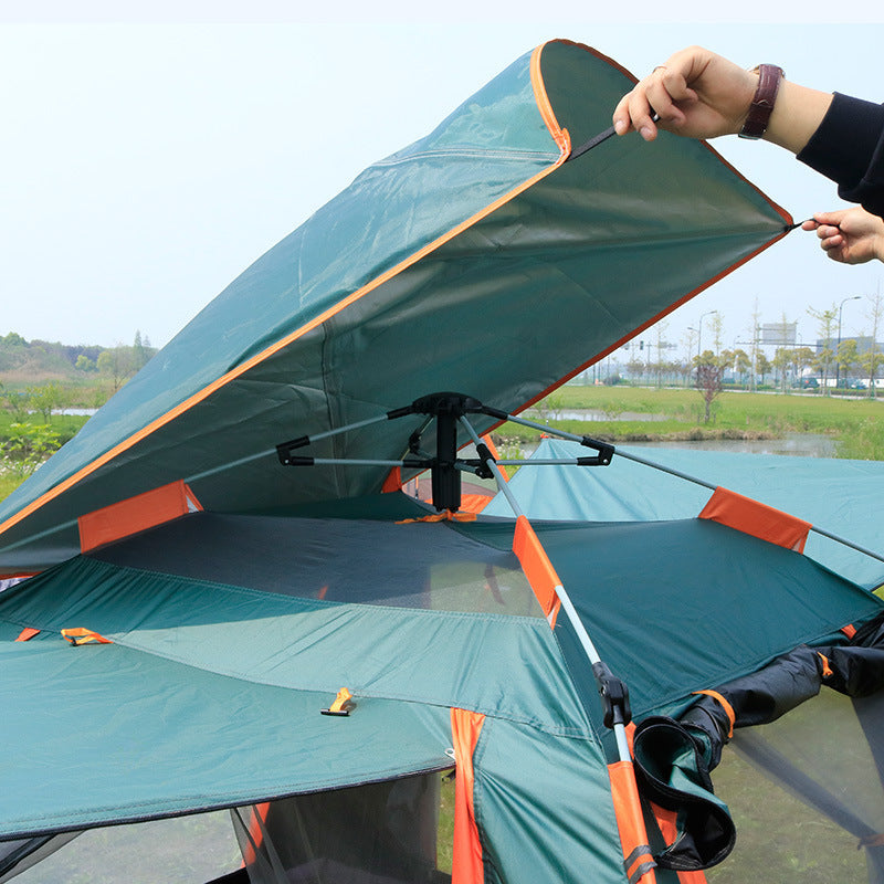 Portable Single-Layer Camping Tent | 215x215x142CM | Lightweight | Waterproof | Ideal for Mountaineering and Fishing