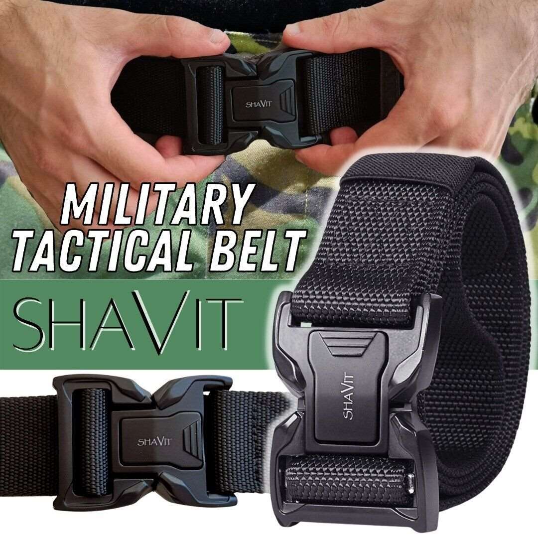 Men's Tactical Military Belt Quick Button Release Buckle Waistband Belts For MEN - Survival Pro Store