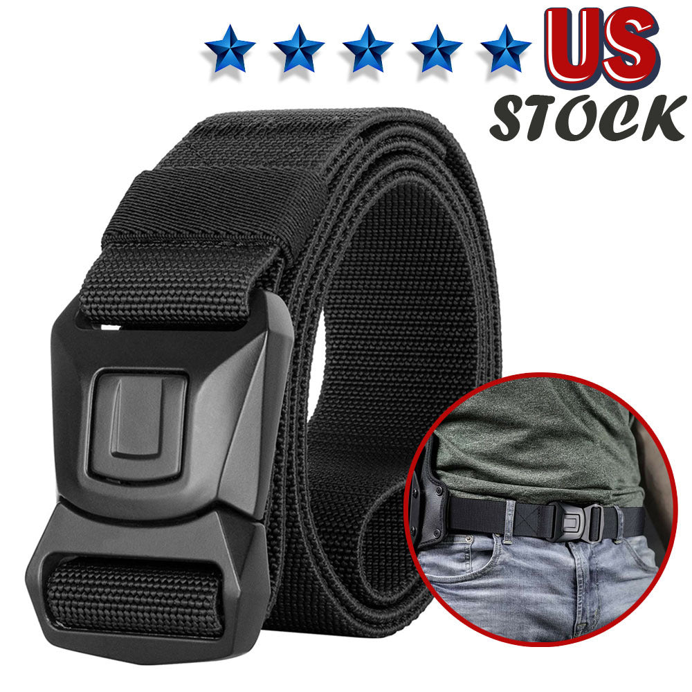 Quick Button Release Buckle Military Belt Strap Tactical Waistband Belts For MEN - Survival Pro Store