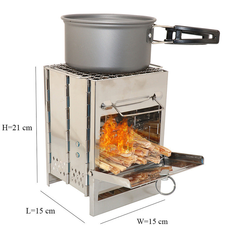 Lightweight Wood Stove for Camping