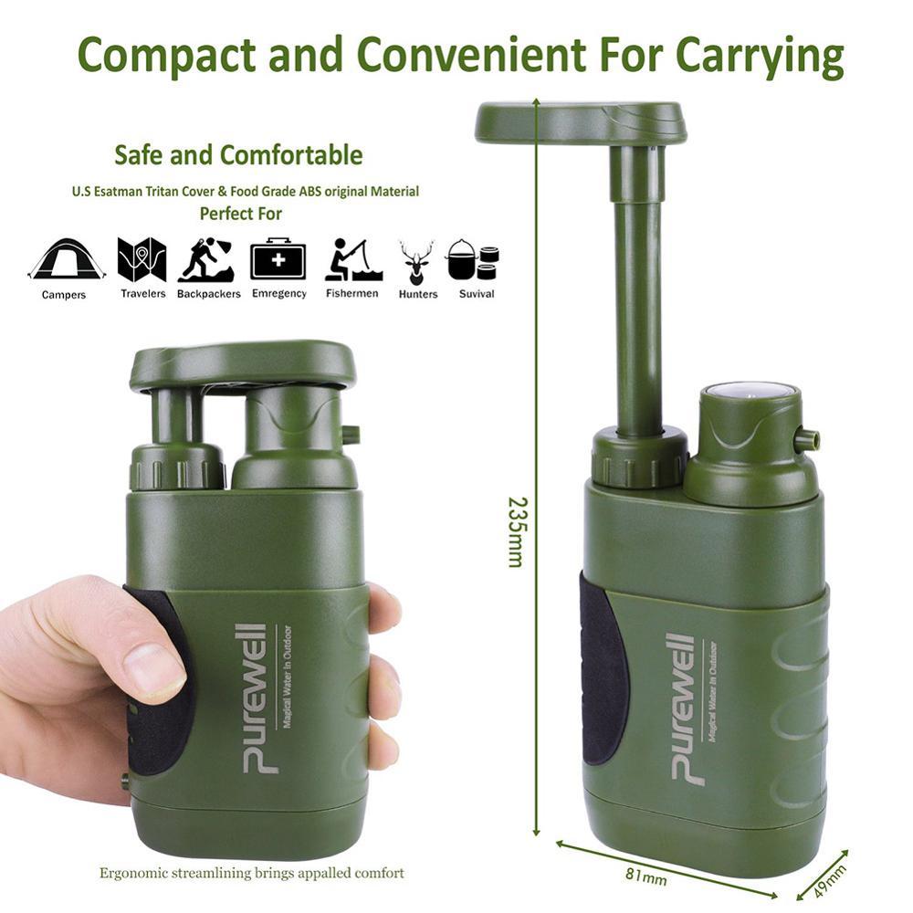 Multistage Outdoor Water Purifier for Emergency Camping Wilderness Survival - Survival Pro Store