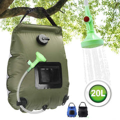 Outdoor Solar Bath Bag Camping Bath Water Storage Bag Portable 20L Bath Water Bag - Survival Pro Store