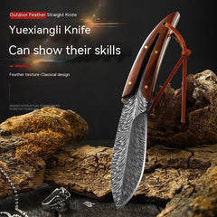 Outdoor Survival Integrated Camping Handle Meat Multi-functional Knife