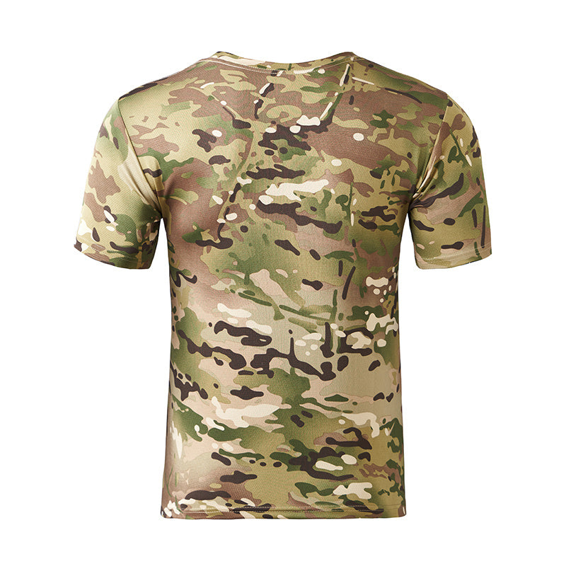 Tactical Camouflage T-shirt Outdoor T-shirt Outdoor Camouflage Short Sleeve Tactical Short Sleeve - Survival Pro Store