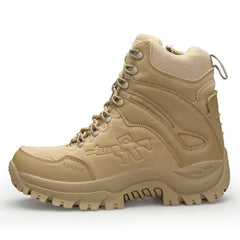 Large Size Army Fan Outdoor Hiking Shoes - Tactical Desert Boots