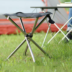 Tie Stainless Steel Camping Chair Bench - Survival Pro Store