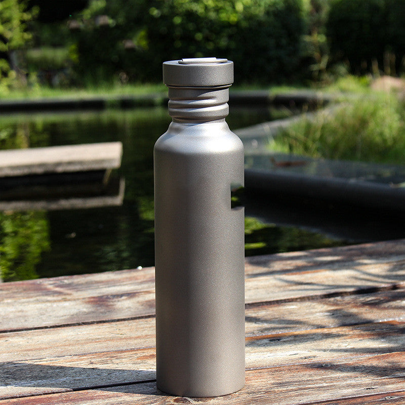 Portable Camping Outdoor Titanium Pure Titanium Water Bottle - Survival Pro Store