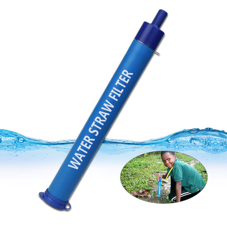 A-type camping wild drink outdoor water purification straw - Survival Pro Store