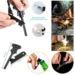 14in1 Outdoor Emergency Survival Gear Kit Camping Hiking Survival Gear Tools