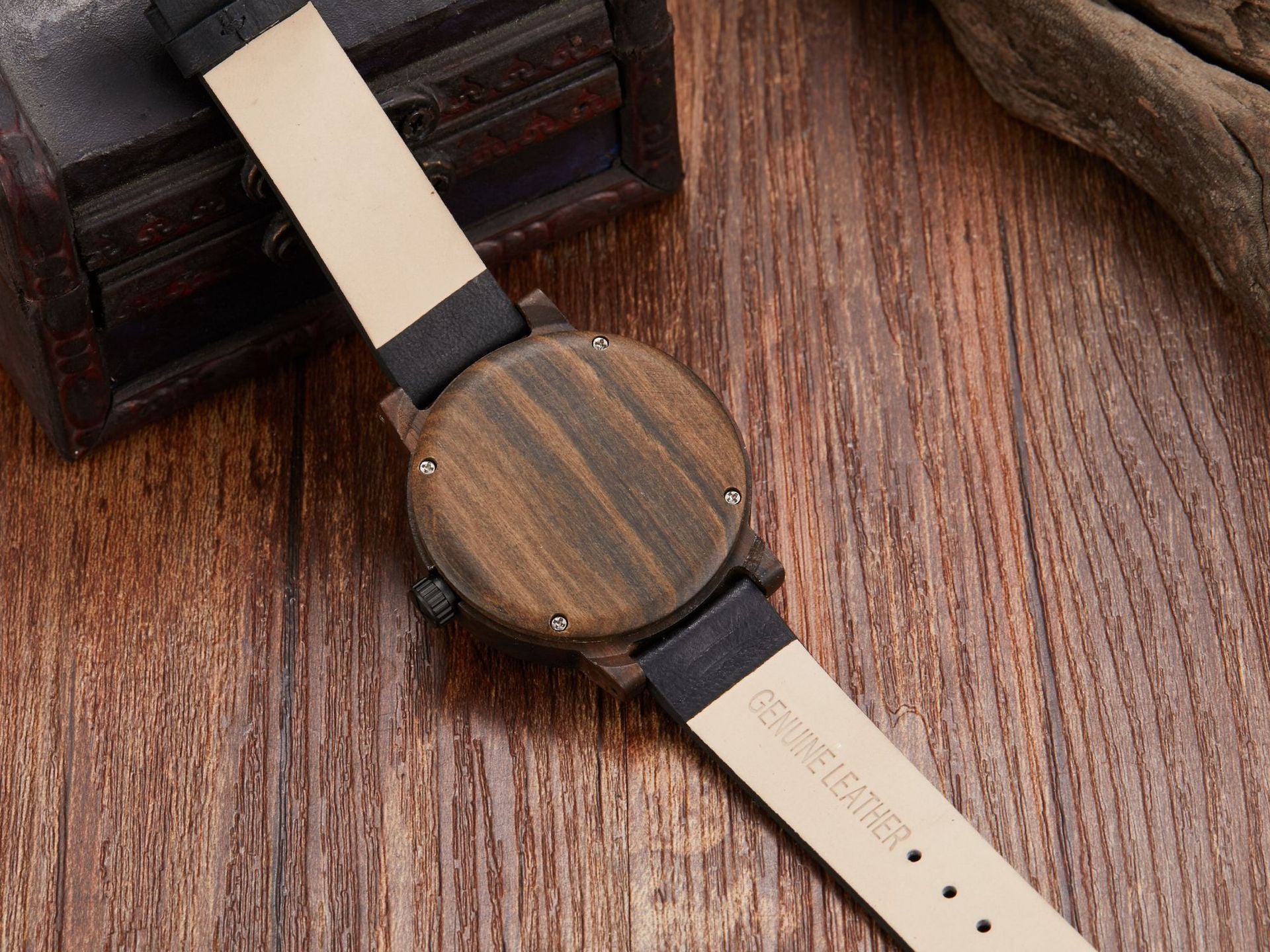 Multifunctional compass wooden watch - Survival Pro Store