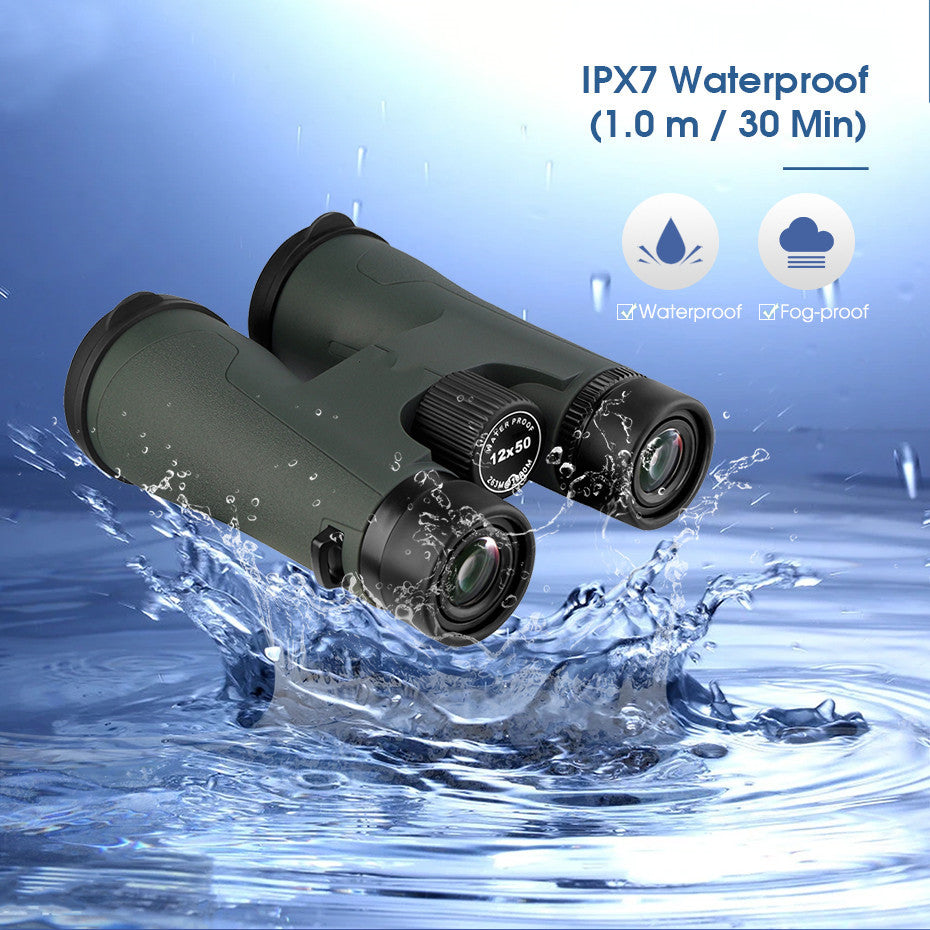 Portable 12x50 IPX7 Waterproof SA203 Binoculars - Survival Pro Store