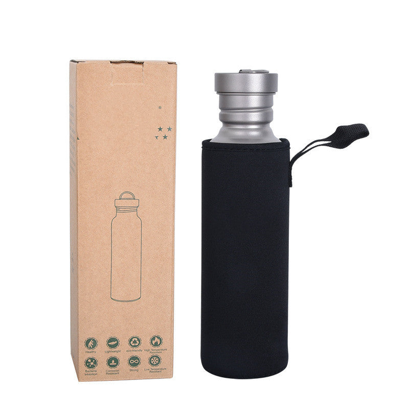 Portable Camping Outdoor Titanium Pure Titanium Water Bottle - Survival Pro Store