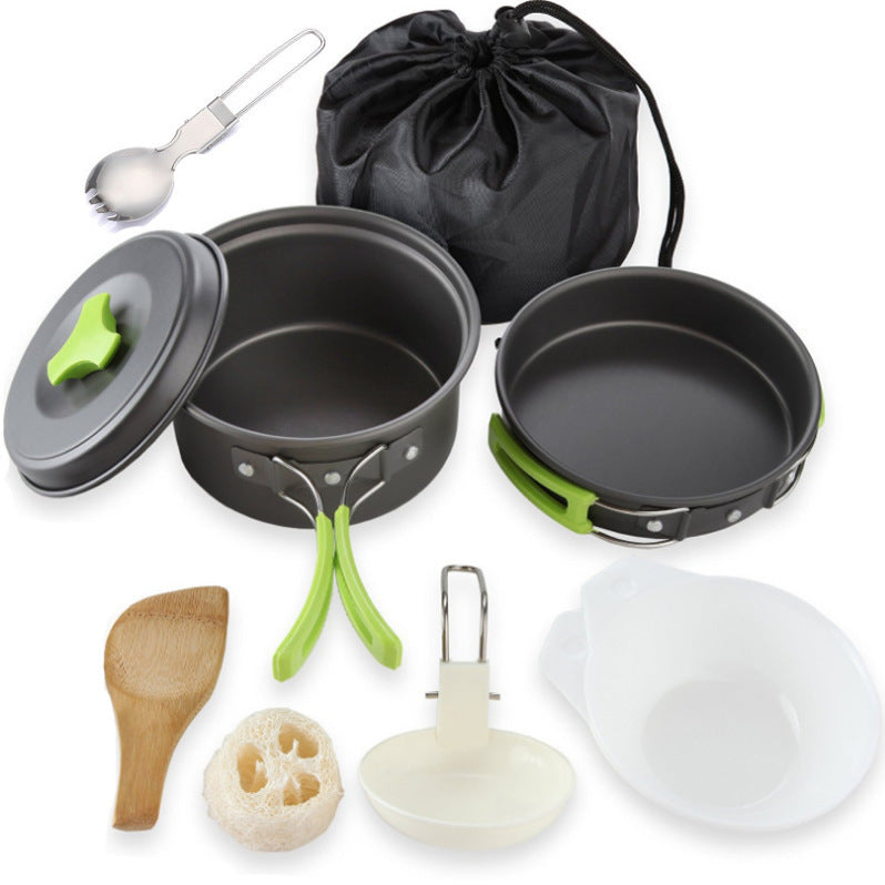 Outdoor cookware 1-2 people camping cookware set - Survival Pro Store