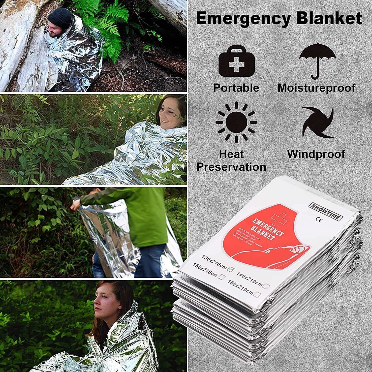 14in1 Outdoor Emergency Survival Gear Kit Camping Hiking Survival Gear Tools