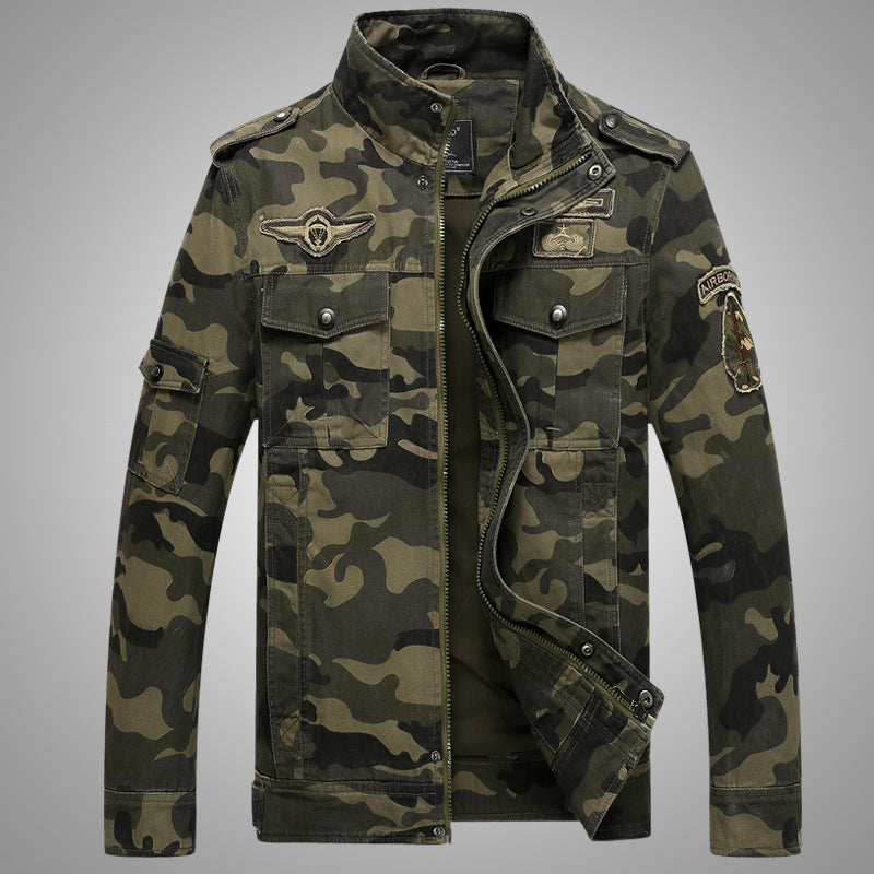 Tactical Camouflage Denim Jacket - Survival Pro Store