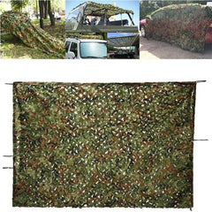 Outdoor Camouflage Netting - Woodland Privacy Protection Mesh and Sunscreen Shade Tent for Camping