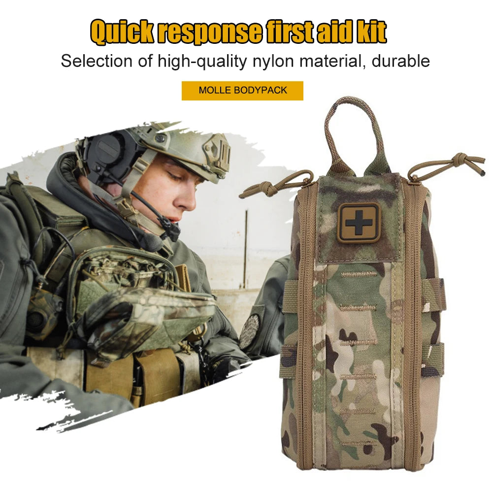 Tactical Pouch Outdoor Medical First Aid Kit Bag