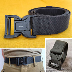 Men's Tactical Military Belt Quick Button Release Buckle Waistband Belts For MEN - Survival Pro Store