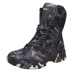 High-Top Tactical Boots - Men's Snow Hiking Training Shoes