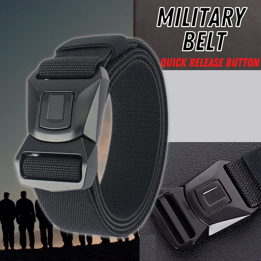 Quick Button Release Buckle Military Belt Strap Tactical Waistband Belts For MEN - Survival Pro Store