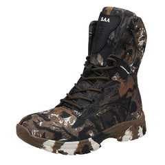 High-Top Tactical Boots - Men's Snow Hiking Training Shoes