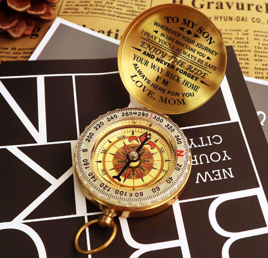 Flip Compass Outdoor Compass Pocket Watch Copper Compass - Survival Pro Store