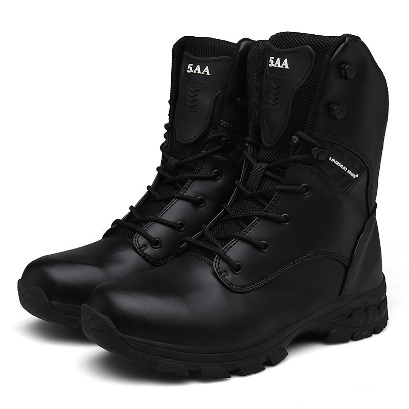 High-Top Tactical Boots - Men's Snow Hiking Training Shoes