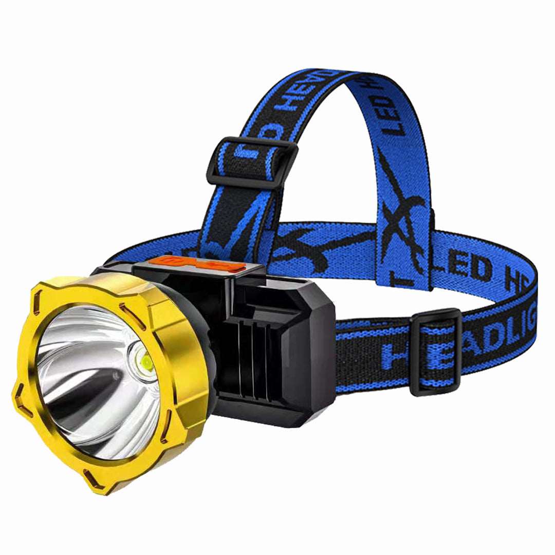 Headlamp Headmounted Flashlight Can Be Recharged Outdoors - Survival Pro Store