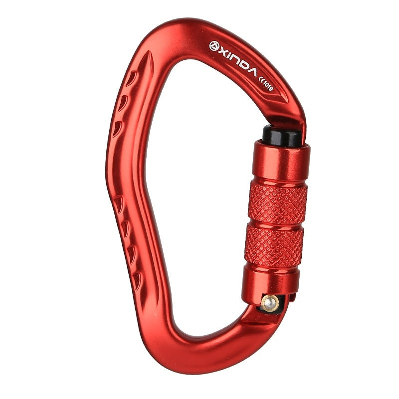 Climbing Button Carabiner Outdoor Rock Climbing Equipment Hook Lock