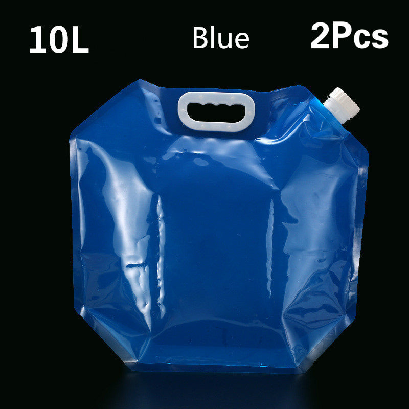 PVC Outdoor Camping Hiking Foldable Portable Water Bags Container - Survival Pro Store