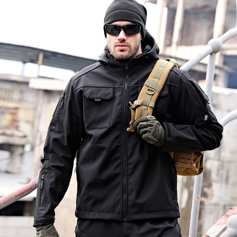 Tactical Soft Shell Jacket Tactical Windbreaker Waterproof Outdoor - Survival Pro Store